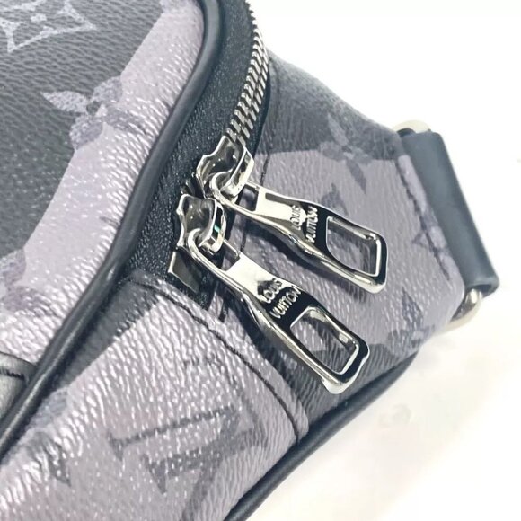 LOUIS VUITTON NIGO Monogram-Stripe MonogramEclipse Modular Sling Belt Bag - Picture 16 of 16